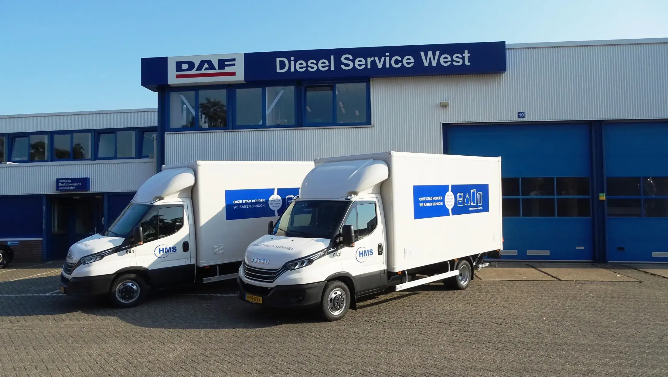 2x Iveco Daily 40C18HA8 - Haagse Milieu Service