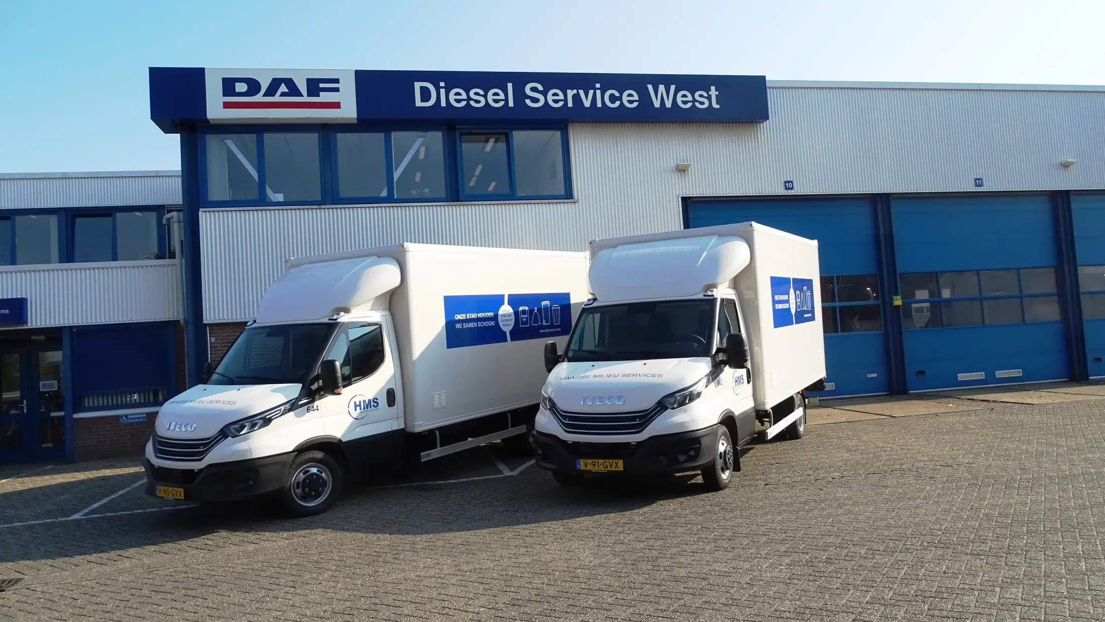 2x Iveco Daily 40C18HA8 - Haagse Milieu Service