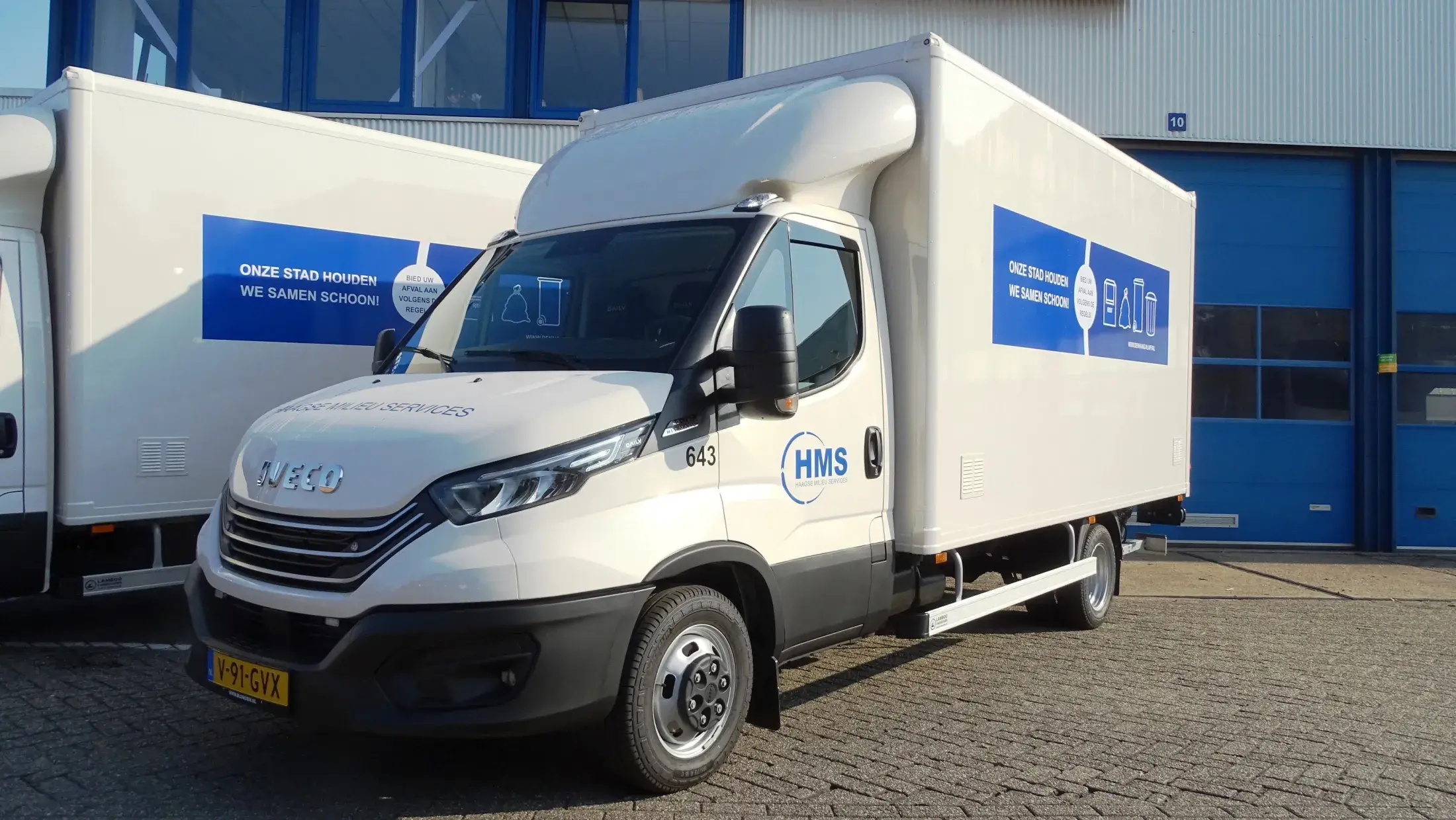 2x Iveco Daily 40C18HA8 - Haagse Milieu Service