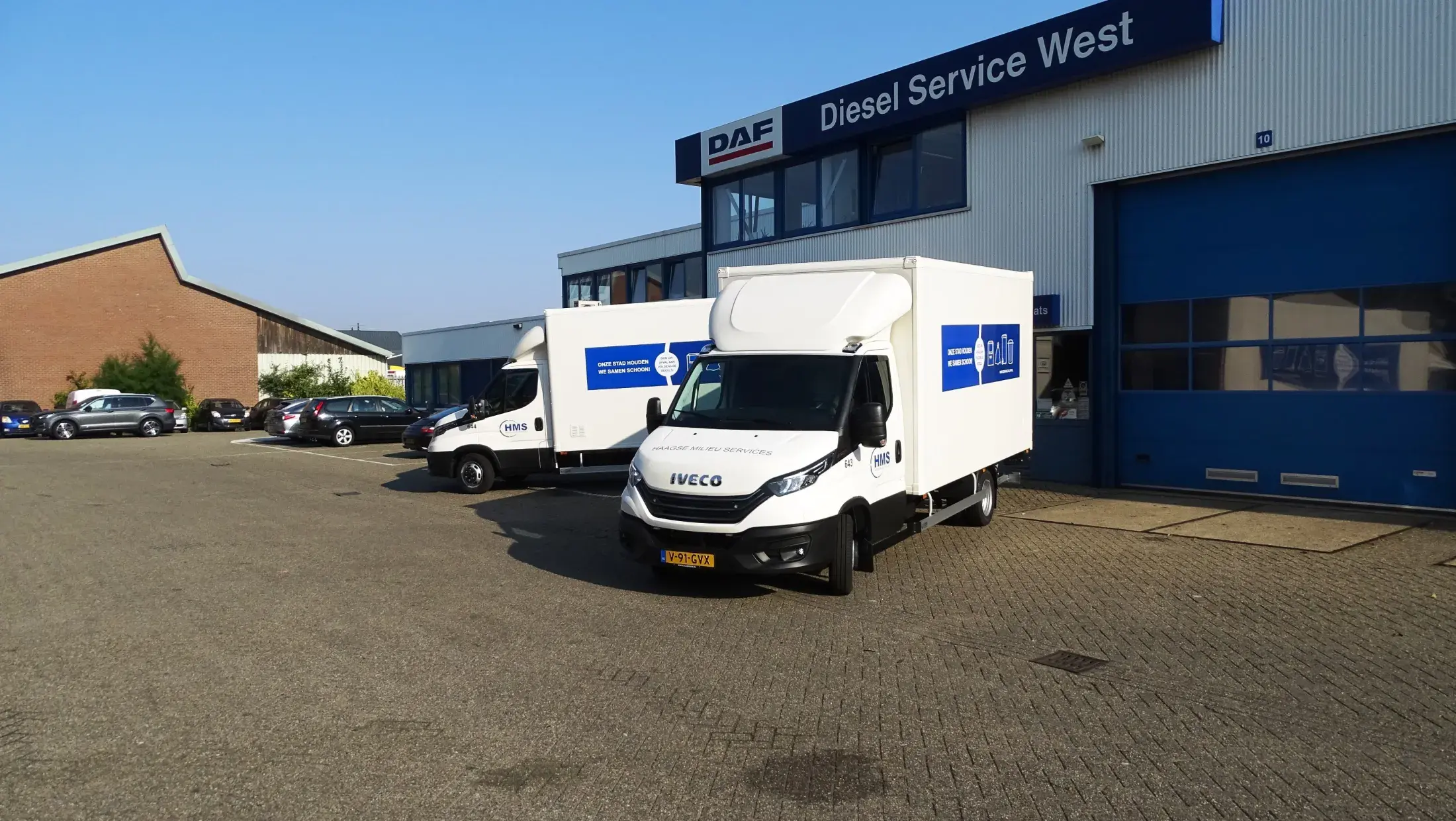 2x Iveco Daily 40C18HA8 - Haagse Milieu Service