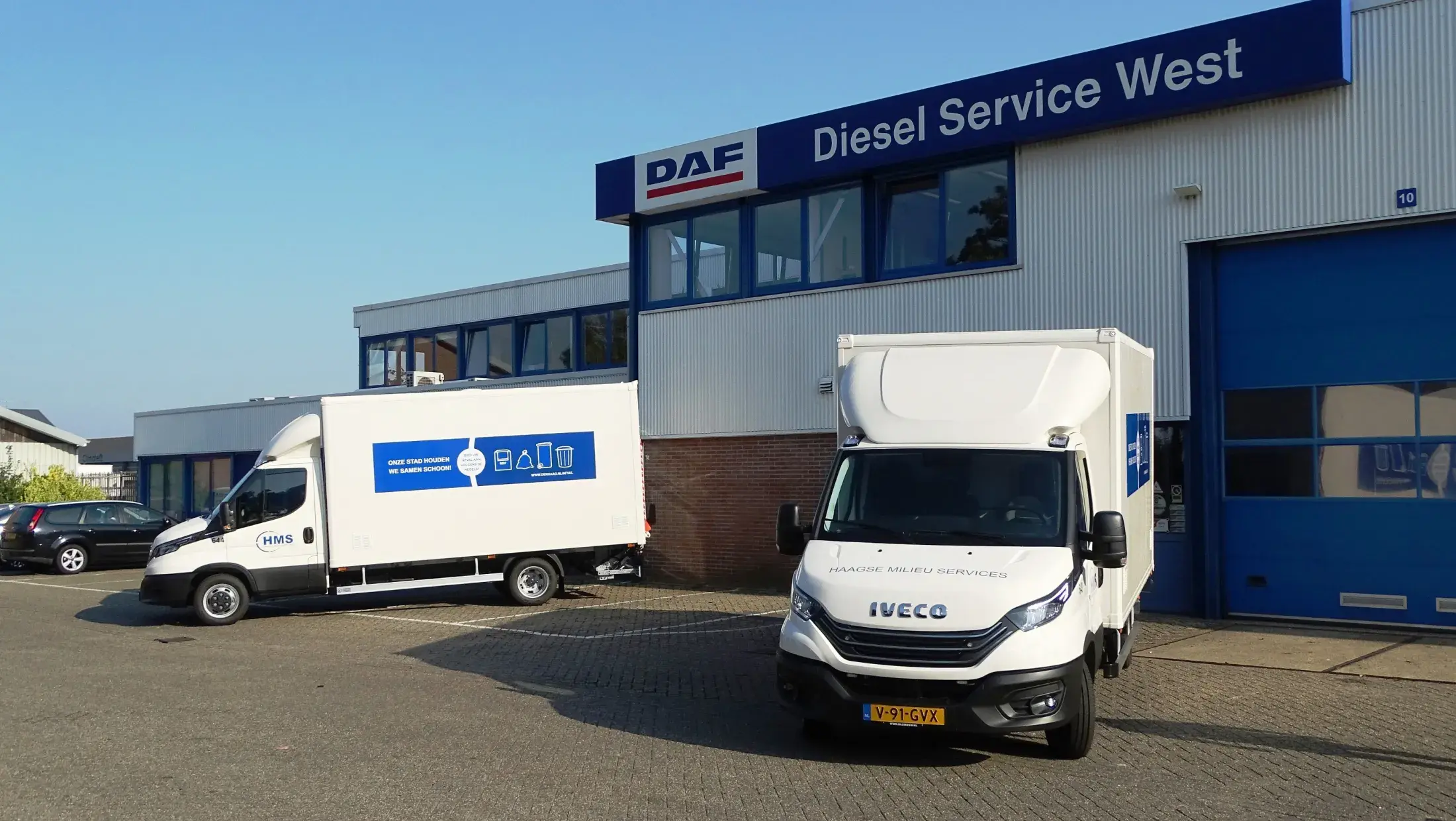 2x Iveco Daily 40C18HA8 - Haagse Milieu Service