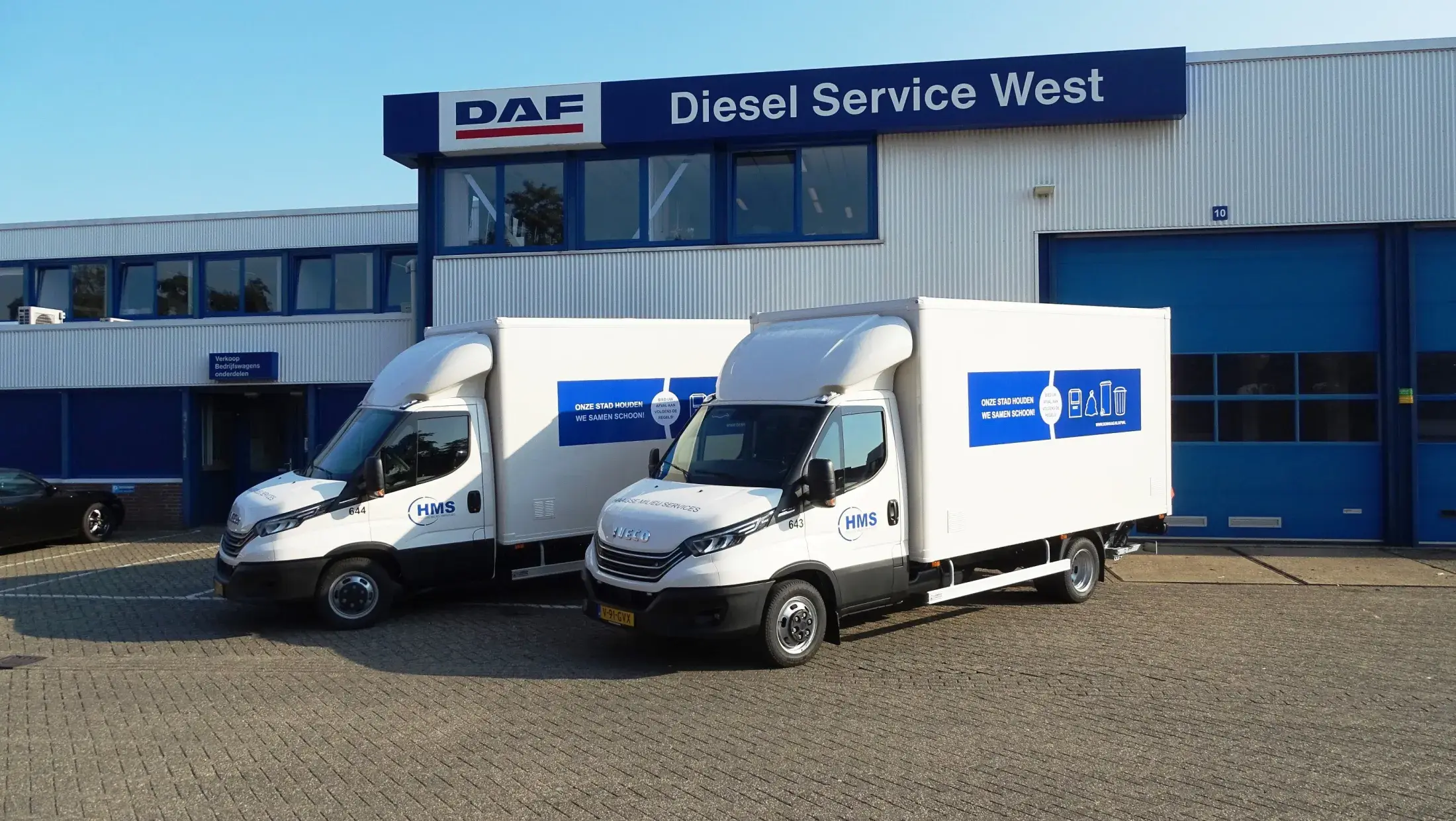 2x Iveco Daily 40C18HA8 - Haagse Milieu Service